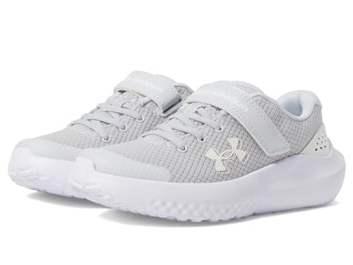 Under Armour Çocuk UA GPS Surge 4 AC Koşu Ayakkabısı, 29,5, 3027109, Gri, Kız çocuk