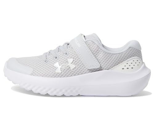 Under Armour Çocuk UA GPS Surge 4 AC Koşu Ayakkabısı, 29,5, 3027109, Gri, Kız çocuk