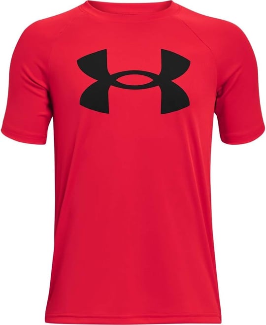 UNDER ARMOUR Erkek çocuk UA Tech Big Logo SS Tişört | Hızlı kuruyan Tech™ kumaş. V yaka.