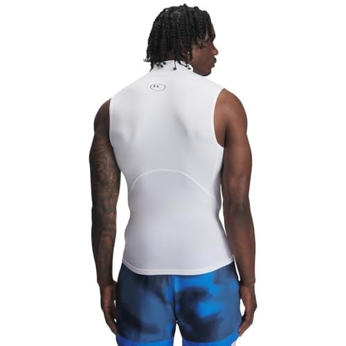 Under Armour Erkek HeatGear Sıkıştırma Mock Kolsuz