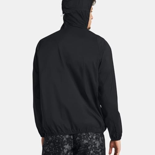 Under Armour Erkek Phantom Windbreaker Koşu Ceketi Koşu Ceketi Siyah 001/White 100 - Siyah