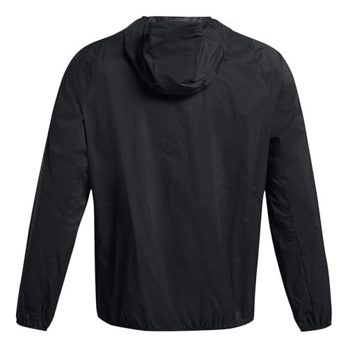Under Armour Erkek Phantom Windbreaker Koşu Kıyafeti Koşu Ceketi Siyah 001/Beyaz 100 - Siyah