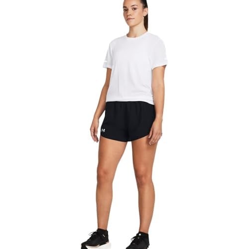 Under Armour Fly By 3 Kadın Siyah Koşu Şort 1382438-001