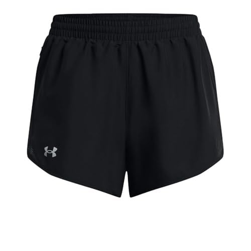 Under Armour Fly By 3 Kadın Siyah Koşu Şort 1382438-001