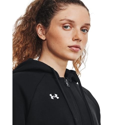 Under Armour Kadın Rival polar kapüşonlu sweatshirt, tam fermuarlı, polar üst
