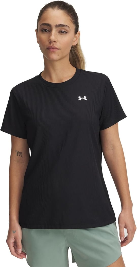 Under Armour Kadın Tech Nervürlü Kısa Kollu Bisiklet Yaka