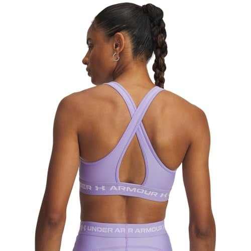UNDER ARMOUR Kadın UA Crossback Mid Heather Bra Spor Sütyeni