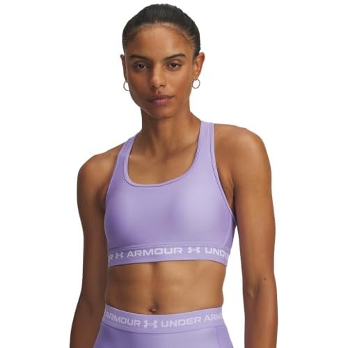 UNDER ARMOUR Kadın UA Crossback Mid Heather Bra Spor Sütyeni