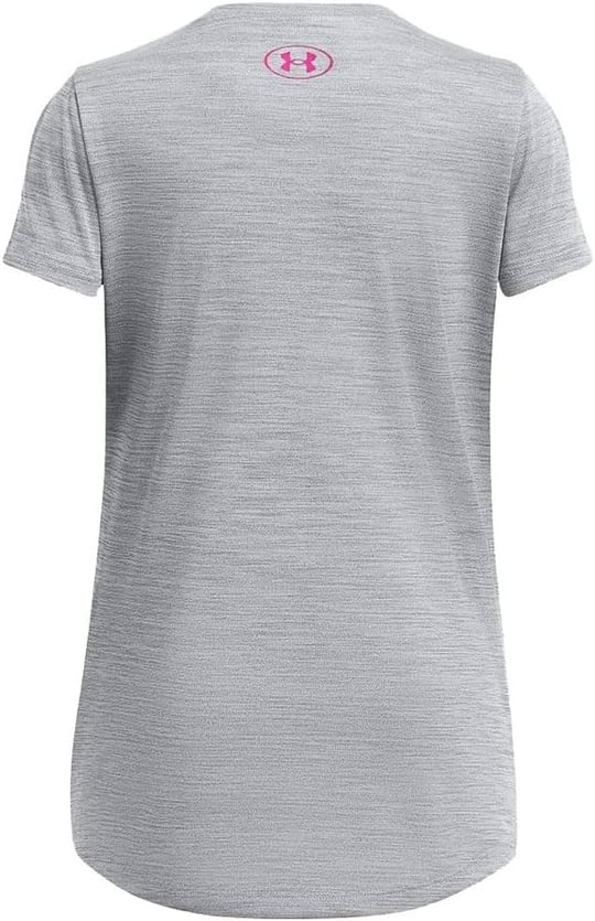 Under Armour Kızlar için Tech Twist Wordmark Logolu Kısa Kollu Tişört