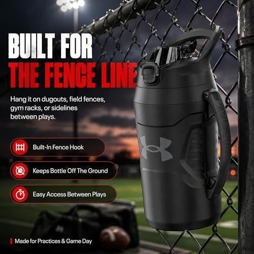 Under Armour Playmaker Jug - 1L900 Unisex Yetişkin Matara Black/Black Tek Beden