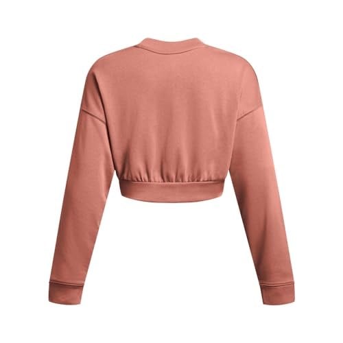 Under Armour Rakip Terry Büyük Boy Kırpılmış Bisiklet Yaka Sweatshirt Sweatshirt Kadın