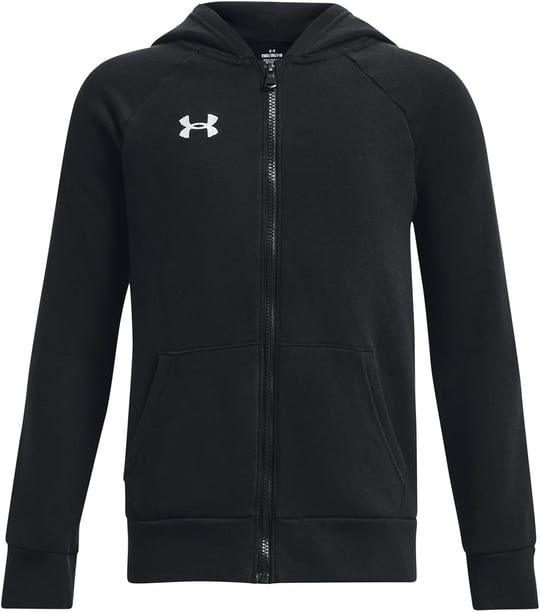 Under Armour Rival polar kapüşonlu kazak, boydan boya fermuarlı Sweatshirt Erkek çocuk