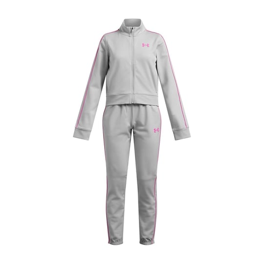 Under Armour UA Icon Knit Crop Tracksuit Kız Çocuk Eşofman Takımı, Gri, XL