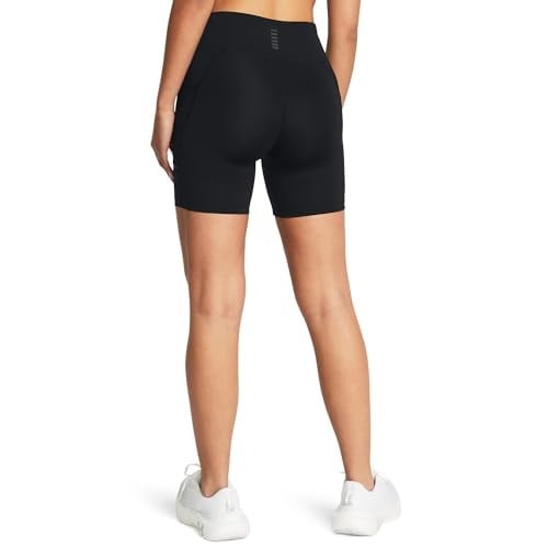 Under Armour UA Launch 6in Short Kadın Şort Black/Black/Reflective