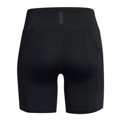 Under Armour UA Launch 6in Short Kadın Şort Black/Black/Reflective