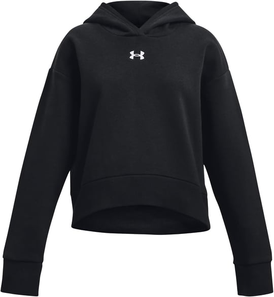 Under Armour Ua Rival Fleece Crop Hoodie Sweatshirt Kız çocuk - Seçenekler: 128-140, 140-150, YXS, S, M, XL, YXL, YLG, YMD, YSM