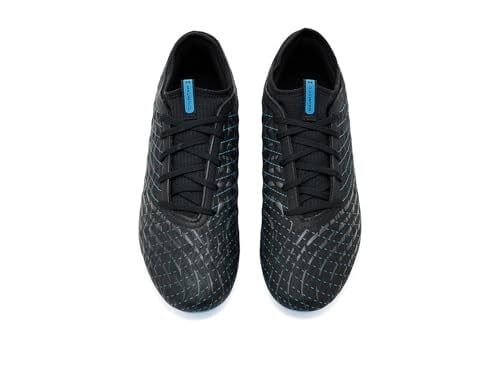 Under Armour UA U Magnetico Select 5 FG Unisex Yetişkin Futbol Ayakkabısı Black/Castlerock/Blue Atlantis