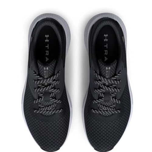 Under Armour UA W Charged Aurora 2 Kadın Spor Ayakkabı, Siyah (001)/Metalik Sıcak Gümüş 36.5 EU