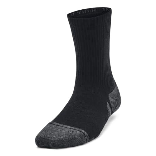 Under Armour Y UA Perform Tech 3p Crew Çocuklar İçin UA Performance Tech 3lü Paket Crew Çorapları Erkek Çocuk