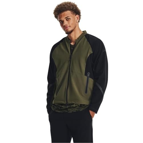 UnderArmour Erkek OD Yeşil Bomber Ceket, XXL