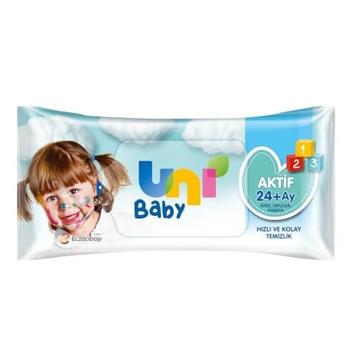 Uni Baby Aktif Simple Clean 3x52li Islak Mendil - Seçenekler: 3*52 Yaprak, 3*52 Yaprak (2 paketi)