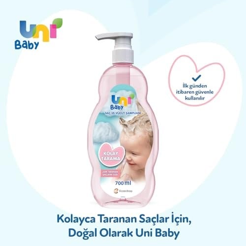 Uni Baby Şampuan Kolay Tarama 700 Ml