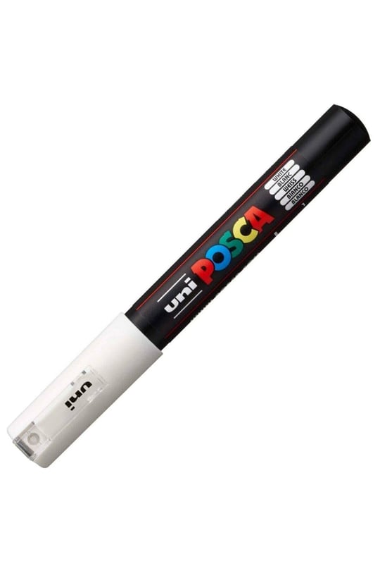 Uni Posca PC-1M Boyama Markörü 0.7 mm Beyaz