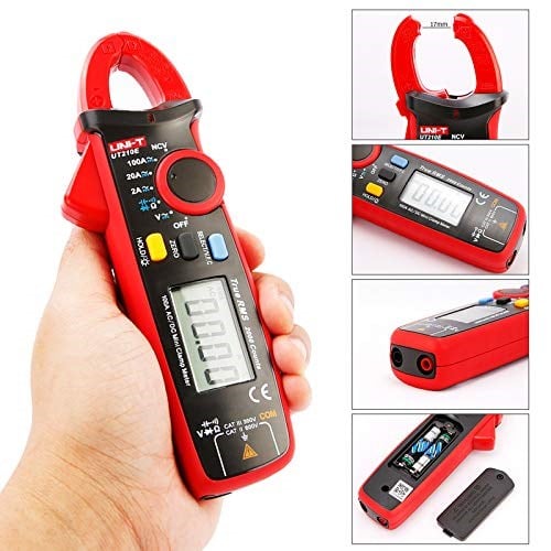 UNI-T UT210E Mini Dijital Kıskaç Ölçer Elde Taşınabilir Efekt Değeri AC/DC Direnç Kapasitesi Kontrol Cihazı