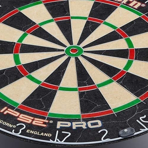Unicorn Eclipse Pro, Professional Bristle Dartboard with Competition Quality Sisal, Spider and Number Ring, Professional Dart Board for Adults