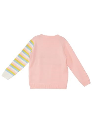 Unicorn Kız Çocuk Pembe Triko Kazak