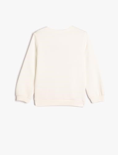 Unicorn Sweatshirt Uzun Kollu Bisiklet Yaka Baskılı