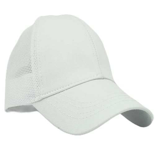 Unisex Ayarlanabilir Beyaz Fileli Spor Basic Şapka
