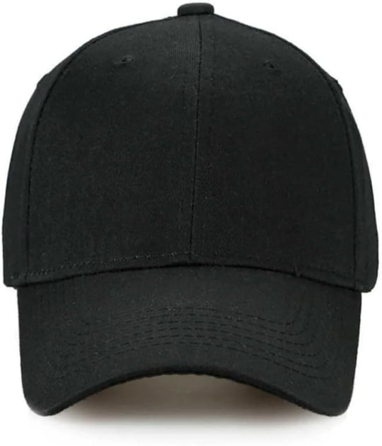 Unisex Ayarlanabilir Siyah Spor Basic Şapka