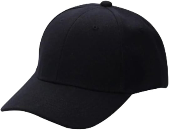 Unisex Ayarlanabilir Siyah Spor Basic Şapka