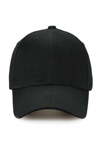 Unisex Ayarlanabilir Siyah Spor Basic Şapka