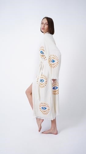 Unisex Boho Plaj Kıyafeti Kimono
