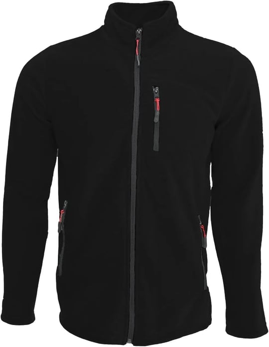 Unisex Polar Standart Tam Fermuarlı 3 Cepli Polar Hırka