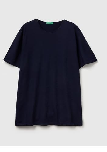 United Colors of Benetton Bisiklet Yaka Slub Tshirt T-Shirt Erkek
