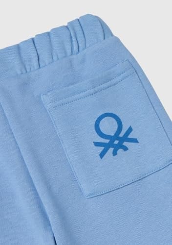 United Colors of Benetton Cebi Logolu Eşofman Altı Erkek Çocuk Eşofman Altı, Havacı Mavi, 82