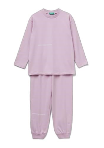 United Colors Of Benetton Erkek Çocuk Logolu Düz Renk Pijama Takımı - Seçenekler: 7-8 Yıl, 18-24 Ay