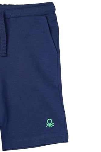 United Colors of Benetton Erkek Çocuk Şort BNT-B238-R LACİVERT 7-8 Yaş