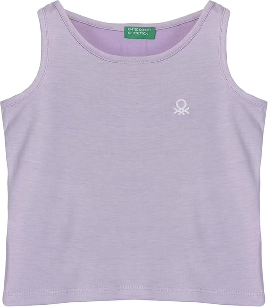 United Colors Of Benetton Kız Çocuk Atlet BNT-G21279 Lila 8-9 Yaş