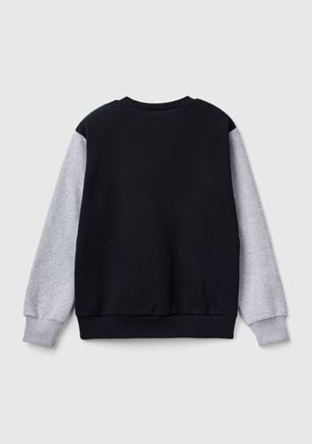 United Colors of Benetton Önü Logo Baskılı Ribanalı Sweatshirt Sweatshirt Erkek çocuk