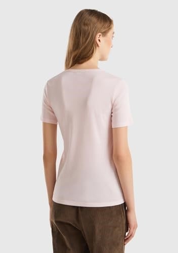 United Colors of Benetton%100 Koton Basic Kısa Kollu Bisiklet Yaka T-Shirt T-Shirt Kadın