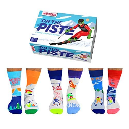 United Oddsocks Piste Kayak 39-46 6lı set içinde - çorap