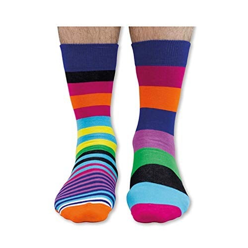 United Oddsocks/Sock Exchange hafta sonu çorabı / 6lı set, farklı renkli, tek