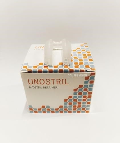 Unostril Nostril Retainer Burun Deliği Şekillendirici (NO 7) Silikon Şeffaf Yetişkin