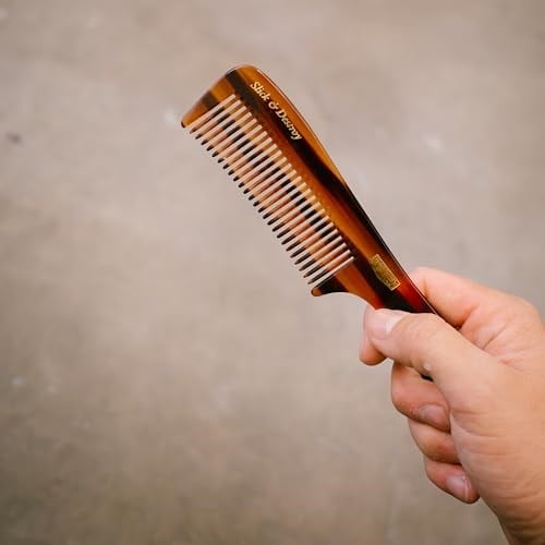 Uppercut Deluxe CT9 Styling Comb, erkekler için düz saplı tarak, hassas ve kontrollü şekillendirme için ideal, orta uzunluktaki ila uzun saçlar için | Orta ila Uzun Saçları Şekillendirmek İçin Düz Sap