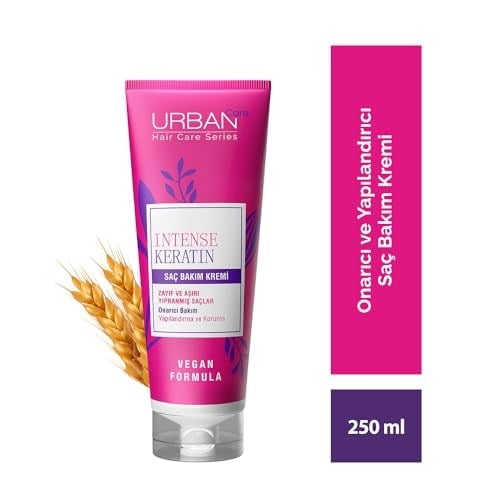 URBAN Care Intense Keratin Aşırı Yıpranmış Saçlara Özel Saç Bakım Kremi 250 ml- Vegan