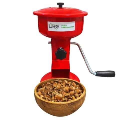 Urg Pratik Ev Tipi Metal Fındık ve Ceviz Kırma Makinası Kırmızı